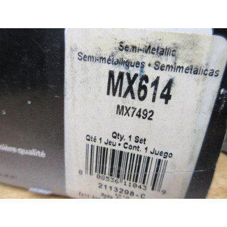 Wagner MX614 Thermo Quiet Brake Pads MX7492
