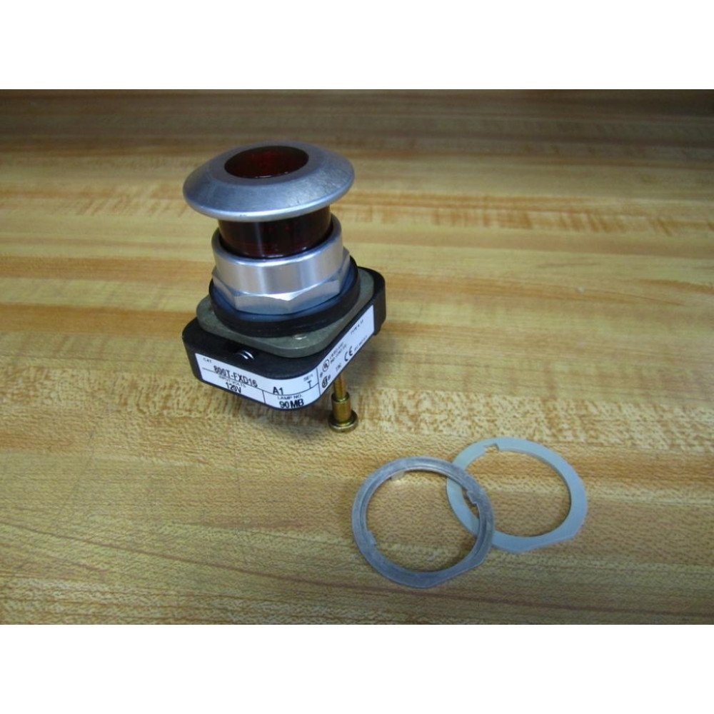 Allen Bradley 800T-FXD16A1 Red Button 800T-FXD16RA1 - Used