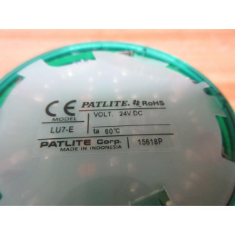 Patlite LU7-E-G Stack Light LU7EG - Used