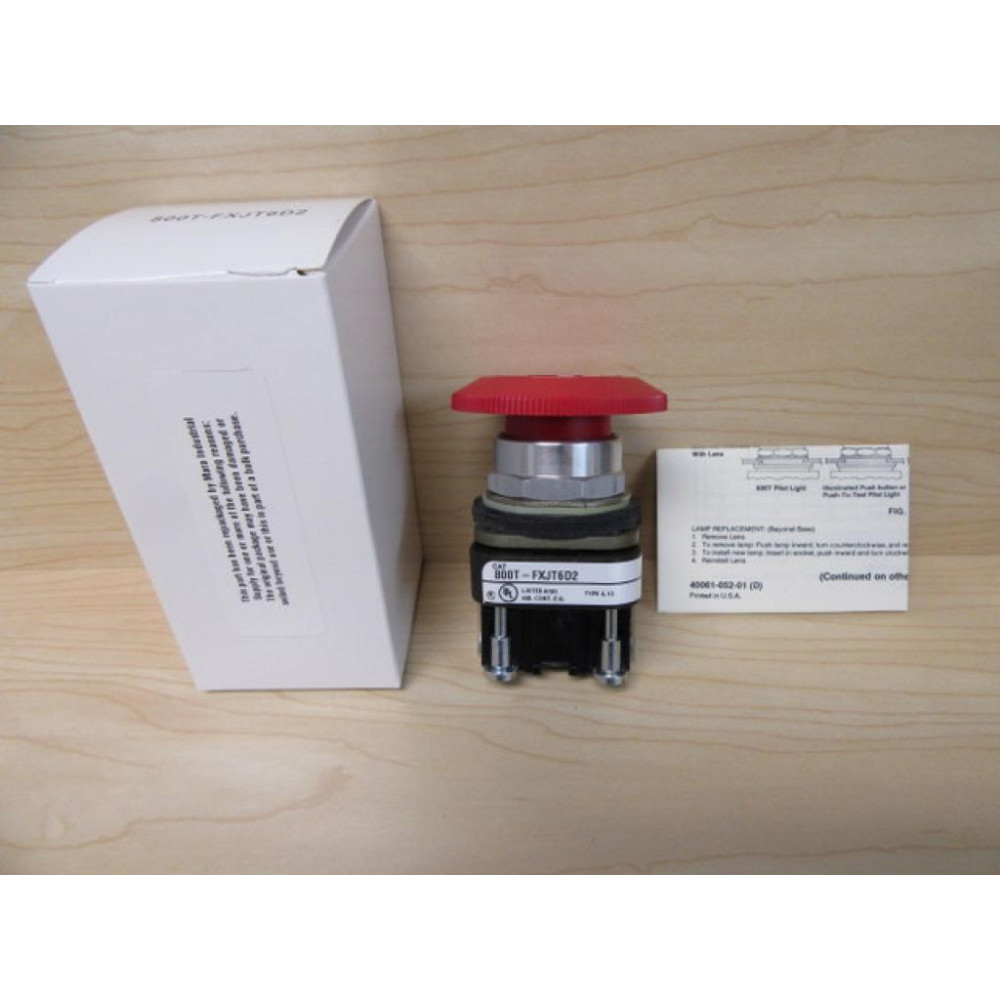 Allen Bradley 800T-FXJT6D2 Push Pull Switch