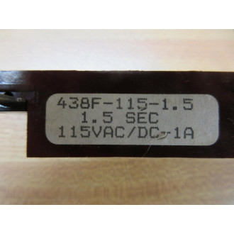 Artisan 438F-115-1.5 Time Delay Relay 438F11515 - New No Box