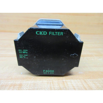 CKD F4000-8 Pneumatic Filter F40008 - Used