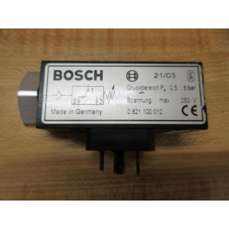 Bosch 0-821-100-012 Solenoid Valve 0821100012 - New No Box