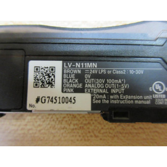 Keyence LV-N11MN Sensor LV-N11MN - Used