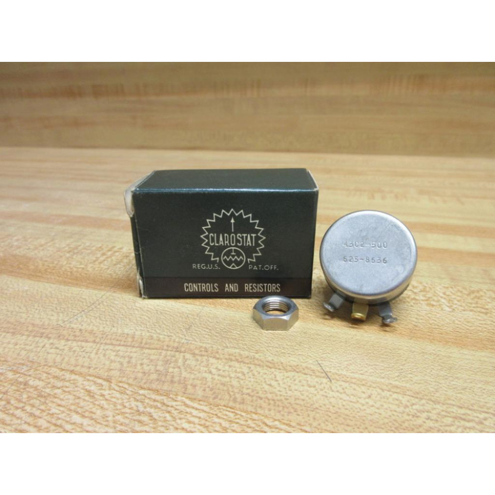 Clarostat 43C2-500 Honeywell Potentiometer 500Ω 43C2