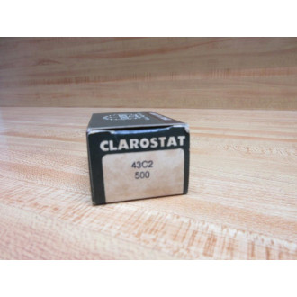 Clarostat 43C2-500 Honeywell Potentiometer 500Ω 43C2