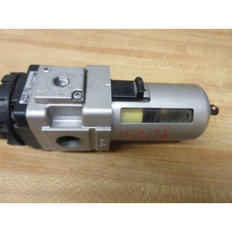 SMC AW30-F03 Pneumatic Filter Regulator AW30F03 - Used