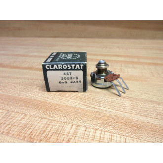 Clarostat A47-5000-S Potentiometer A475000S