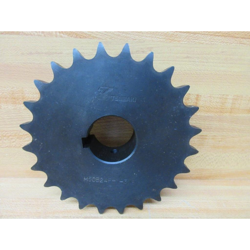 Tsubaki H50B24F-1-38 Sprocket H50B24F138 - New No Box