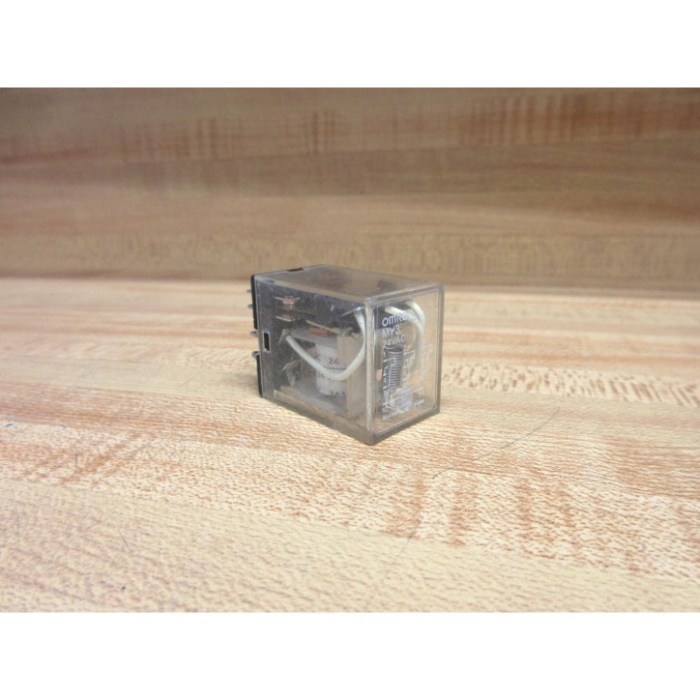 Omron MY3-24V AC Relay MY3-24VAC - Used