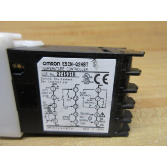 Omron E5CN-Q2HBT Temperature Controller E5CNQ2HBT W Mounting Bracket - Used