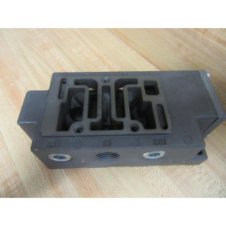 Numatics 554JJ600O000000 Valve Manifold Block Only - Used