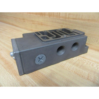 Numatics 554JJ600O000000 Valve Manifold Block Only - Used
