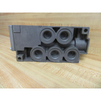 Numatics 554JJ600O000000 Valve Manifold Block Only - Used
