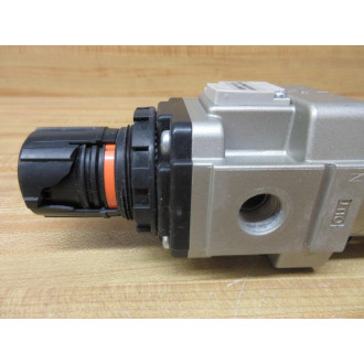 SMC AW40-N03CE-Z Pneumatic Filter AW40N03CEZ Cracked Knob - Used