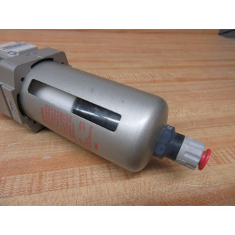 SMC AW40-N03CE-Z Pneumatic Filter AW40N03CEZ Cracked Knob - Used