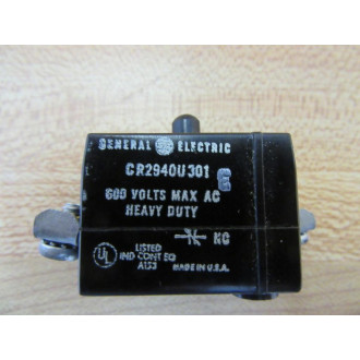 General Electric CR2940U301E Contact Block - New No Box