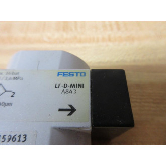 Festo LF-D-MINI Pneumatic Filter LFDMINI - Used
