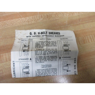 TB Wood's E 3-12 Quick Disconnect Bushing E312