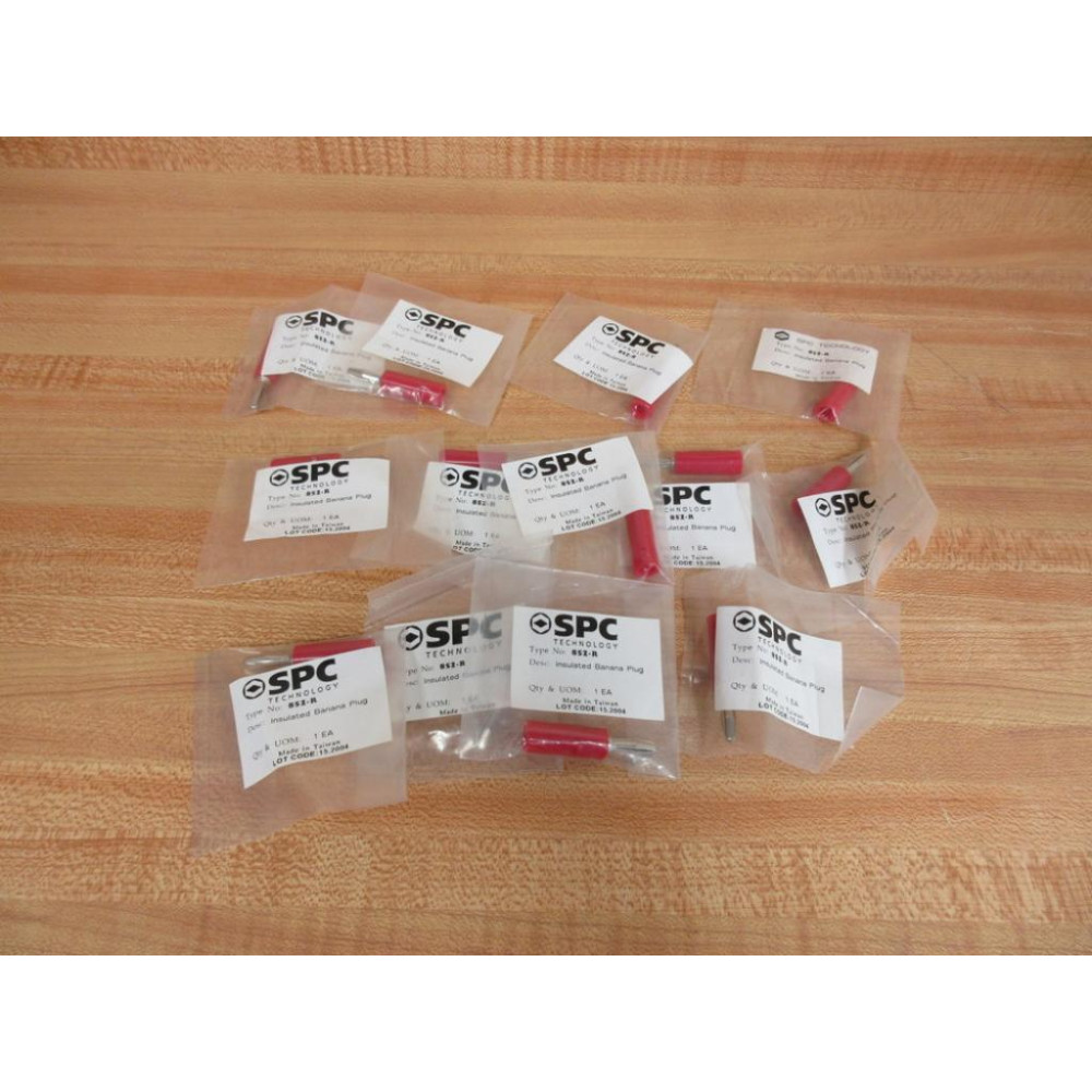 SPC 852-R Banana Plug 852-R (Pack of 13)