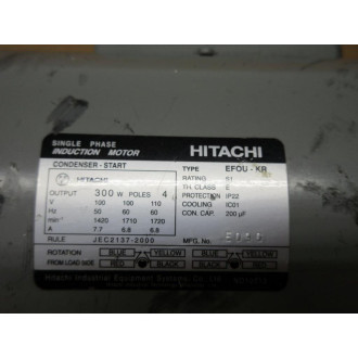 Hitachi EFOU-KR Induction Motor EFOUKR - Used