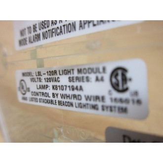 Federal Signal LSL-120A Light Module Series A2 No Lens Lamp: K8107194A (Pack of 5) - Used