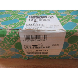 Phoenix Contact UK6.3-HESI Terminal Block (Pack of 42)
