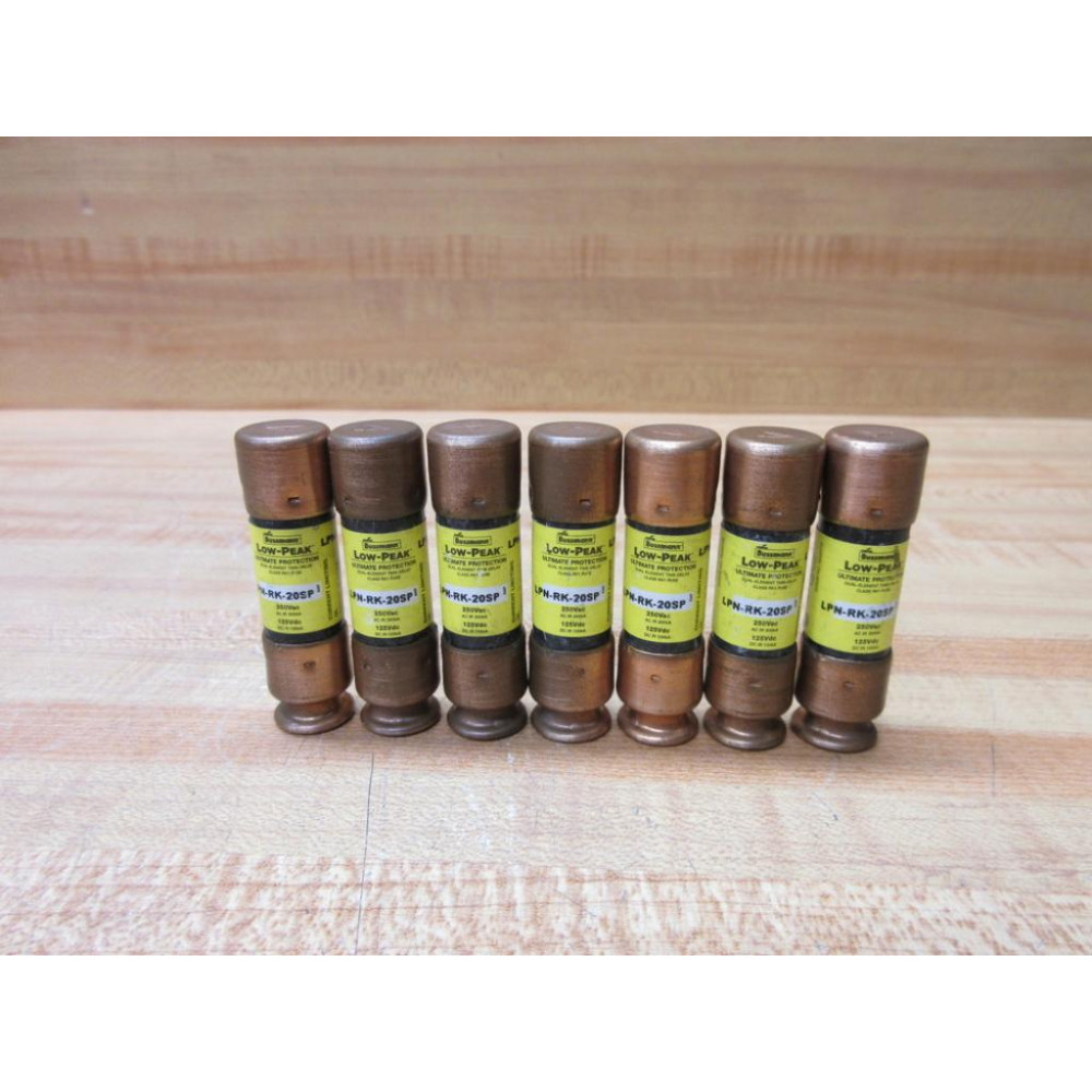 Buss LPN-RK-20SP Bussmann Fuse Cross Ref 4XF54 (Pack of 7) - Used