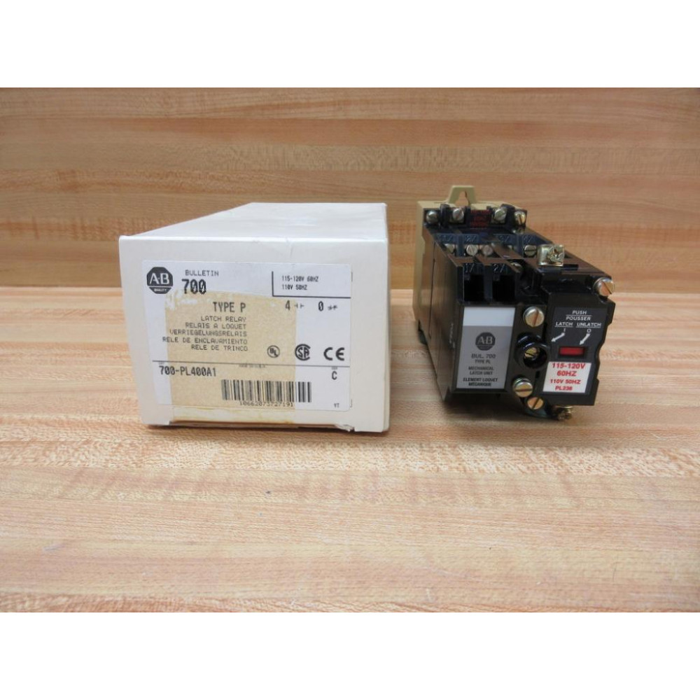 Allen Bradley 700-P400A1 Starter Relay 700P400A1 Ser B W700-PLLA1 & 700-PL400A1