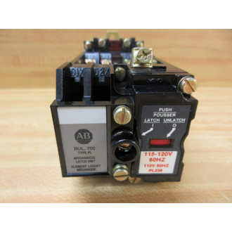 Allen Bradley 700-P400A1 Starter Relay 700P400A1 Ser B W700-PLLA1 & 700-PL400A1