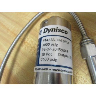 Dynisco PT422A-3M-618 Pressure Transducer PT422A3M618 WCD Manual