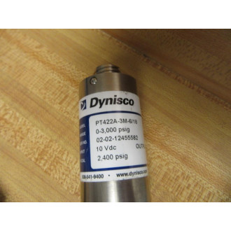 Dynisco PT422A-3M-618 Pressure Transducer PT422A3M618 WO CD Manual