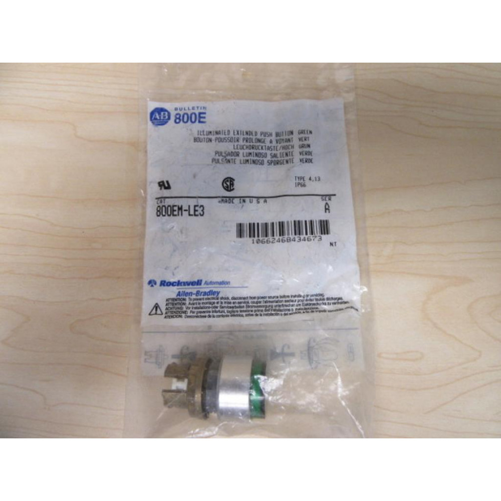 Allen Bradley 800EM-LE3 Pilot Light 800EMLE3