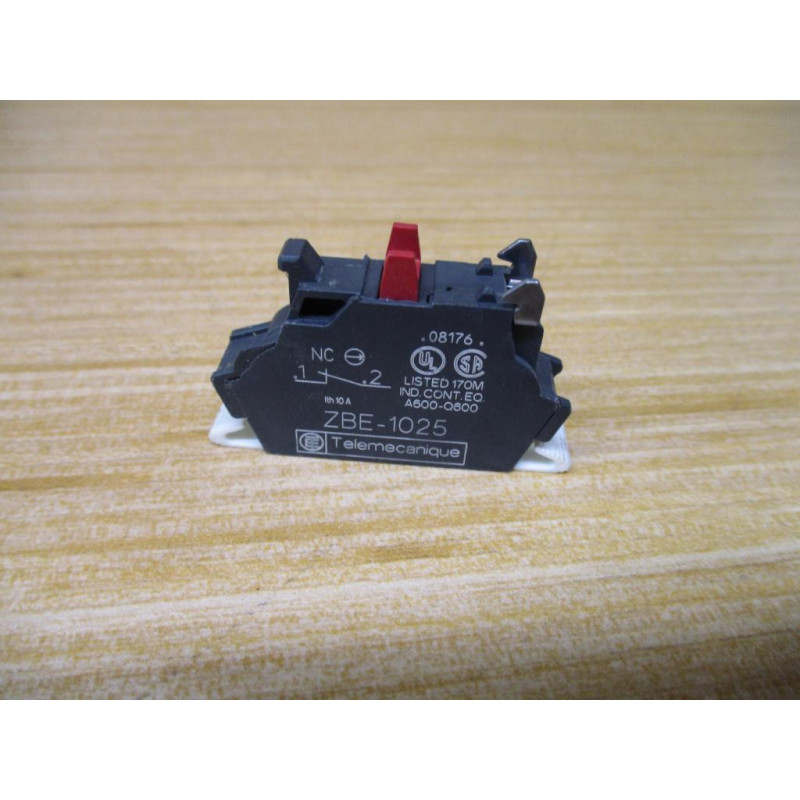 Telemecanique ZBE-1025 Contact Block ZBE1025 - New No Box