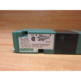 Asco Numatics 081SA402K000030 Solenoid Valve - New No Box