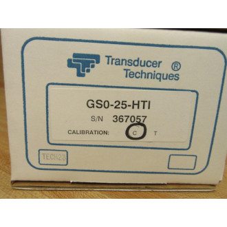 Transducer Techniques GS0-25-HTI Load Cell GSO-25-HTI