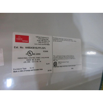 nVent Hoffman A48SA3816LPPL SPL Disconnect Enclosure Enclosure Only - New No Box