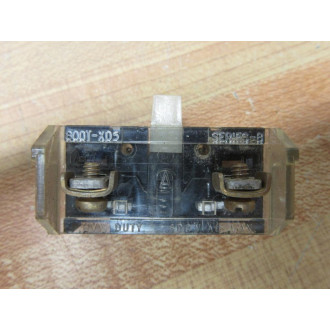 Allen Bradley 800T-XD5 Contact Block 800TXD5 WClipsBolts (Pack of 4) - Used
