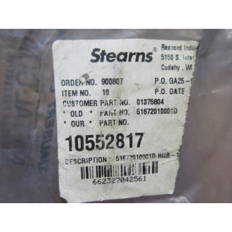 Rexnord 51672010001D Stearns Hub