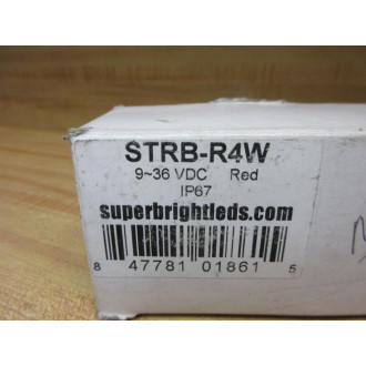 Super Bright Leds STRB-R4W Red Strobe Light STRBR4W