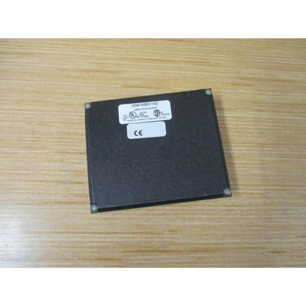 GE Fanuc IC697MEM715C CMOS Memory 128KB - Used