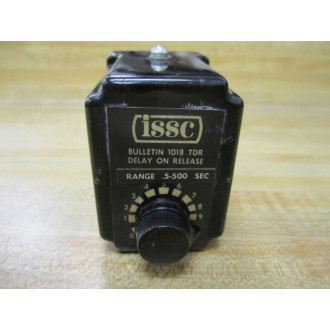 ISSC 1018 TDR Time Delay Relay Range: .5-500 Sec - Used