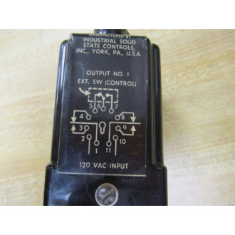 ISSC 1018 TDR Time Delay Relay Range: .5-500 Sec - Used