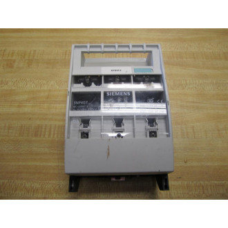Siemens 3NP407 Recognized Fuse Holder Size 00 - Used