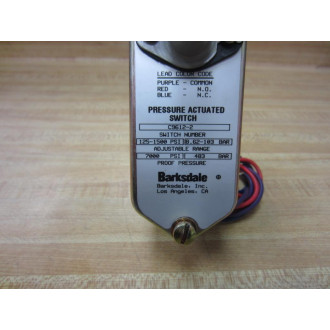 Barksdale C9612-2 Pressure Actuated Switch C96122 - New No Box