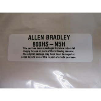 Allen Bradley 800HS-N5H Push Button Boot