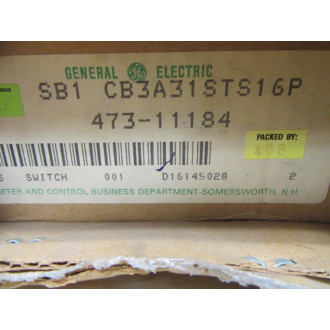 General Electric 16SB1CB3A31STS16P Rotary Switch