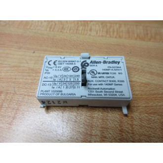 Allen Bradley 140MP-A-AFA11 Auxiliary Contact 527844 - New No Box