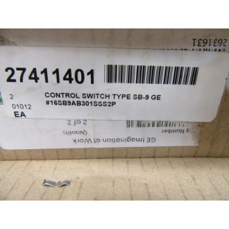 General Electric 16SB9AB301SSS2P Rotary Switch