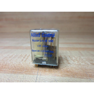 Allied Cotrol TU154-C-C-12V DC Relay TU154-C-C-12VDC - New No Box